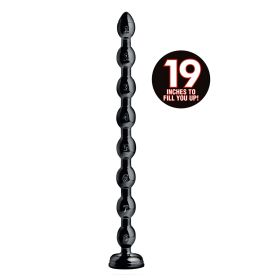 Hosed 19 Inch Beaded Anal Snake (Color: Anal)