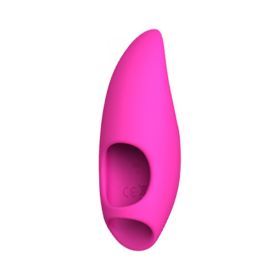 Sweet Sex Silicone Play Vibe 10 Mode Vibration Magenta (size: Finger Dip)