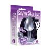 The 9's The Silver Starter Bejeweled Heart Stainless Steel Plug