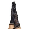 Argyle Elegance Thigh-High Tights