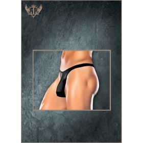 Nylon Spandex Bong Thong (Color: Black, size: L/XL)