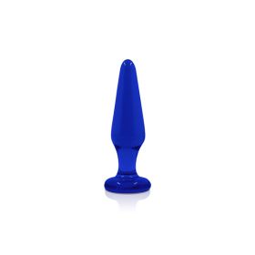 Crystal Tapered Plug (Color: Medium Blue)