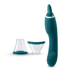 Inya Triple Bliss Vibrator (Color: Dark Teal)