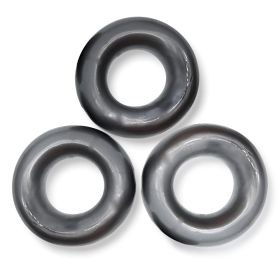 Fat Willy 3-Pack Jumbo Cockrings Steel (Color: Steel)