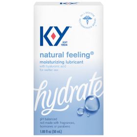 K-Y Natural Feeling W/Hyaluronic (size: Acid 1.69 Oz)