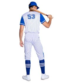 pb160-3pc-playboy-baseball-homerun-hunk (Color: White/Blue, size: M)