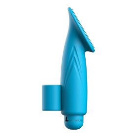 Luminous Thea Abs Bullet With Silicone Sleeve 10-Speeds (Color: Turquoise)