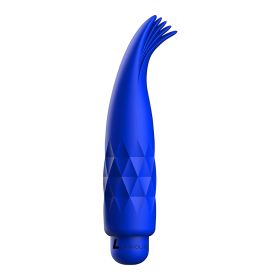 Luminous Zoe Abs Bullet With Silicone Sleeve 10-Speeds (Color: Royal Blue)