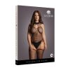 Le Desir Suspender Fishnet Choker Bodystocking