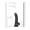 Curved Realistic Dildo With Balls And Suction Cup