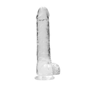 Crystal Clear RealRock Dildo (Color: Transparent, size: 10 inch)