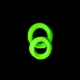 Ouch! Cock Ring Set Glow In The Dark (Color: 2 Pac)