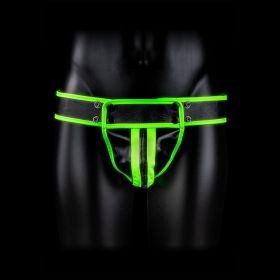 Ouch! Striped Jock Strap Glow In The Dark (size: L/XL)