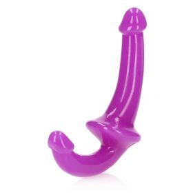 Realrock Glow In The Dark Strapless Strap-On (Color: Neon Purple)