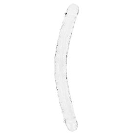 Crystal Climax Double Dildo (Color: Transparent, size: 18 Inch)