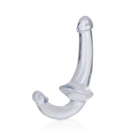 Realrock Crystal Clear Strapless Strap-On (Color: Transparent)