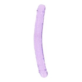 Crystal Climax Double Dildo (Color: Purple, size: 13 Inch)