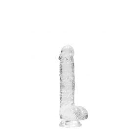 Crystal Clarity RealRock Dildo (Color: Transparent, size: 6 Inch)