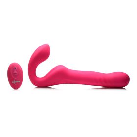 Strap U Mighty Vibrating Strapless Strap-On W/ Remote (size: Thrust Thrusting)