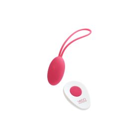 Peach Rechargeable Egg Vibe (Color: Foxy Pink)