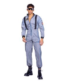 6372-1pc-astronaut-hunk (Color: Silver, size: L)